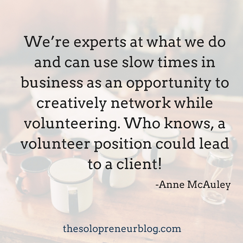How do you stay inspired while your freelance business is slow?